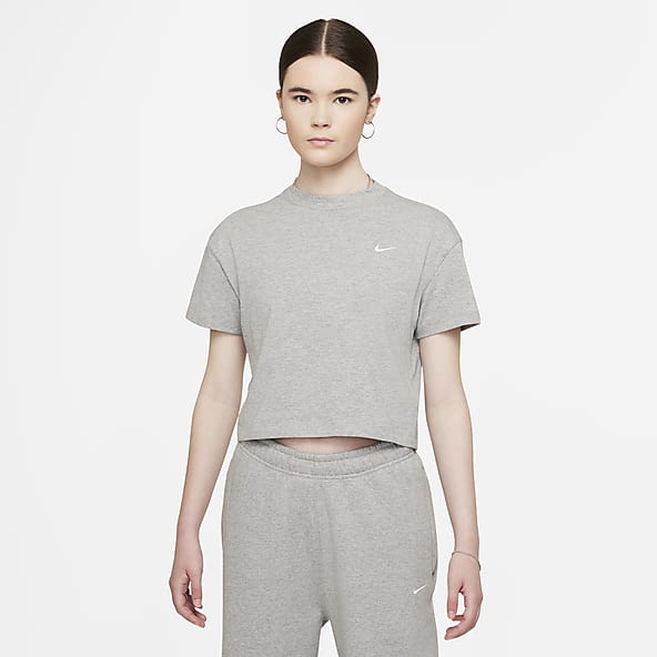 Womens grey nike t shirt on sale